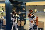 Sissi Habenicht (SG Endorf) und Magdalena Bauer (Der Bund München) im Luftgewehr-Duell der 1. Bundesliga Süd