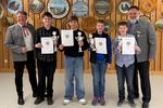 Endschießen 2026 der SG Endorf - Jahresmeister Jugend und Schüler Jakob Hertreiter - Tobias Schloots - Thomas Dickl - Jonas Hertreiter